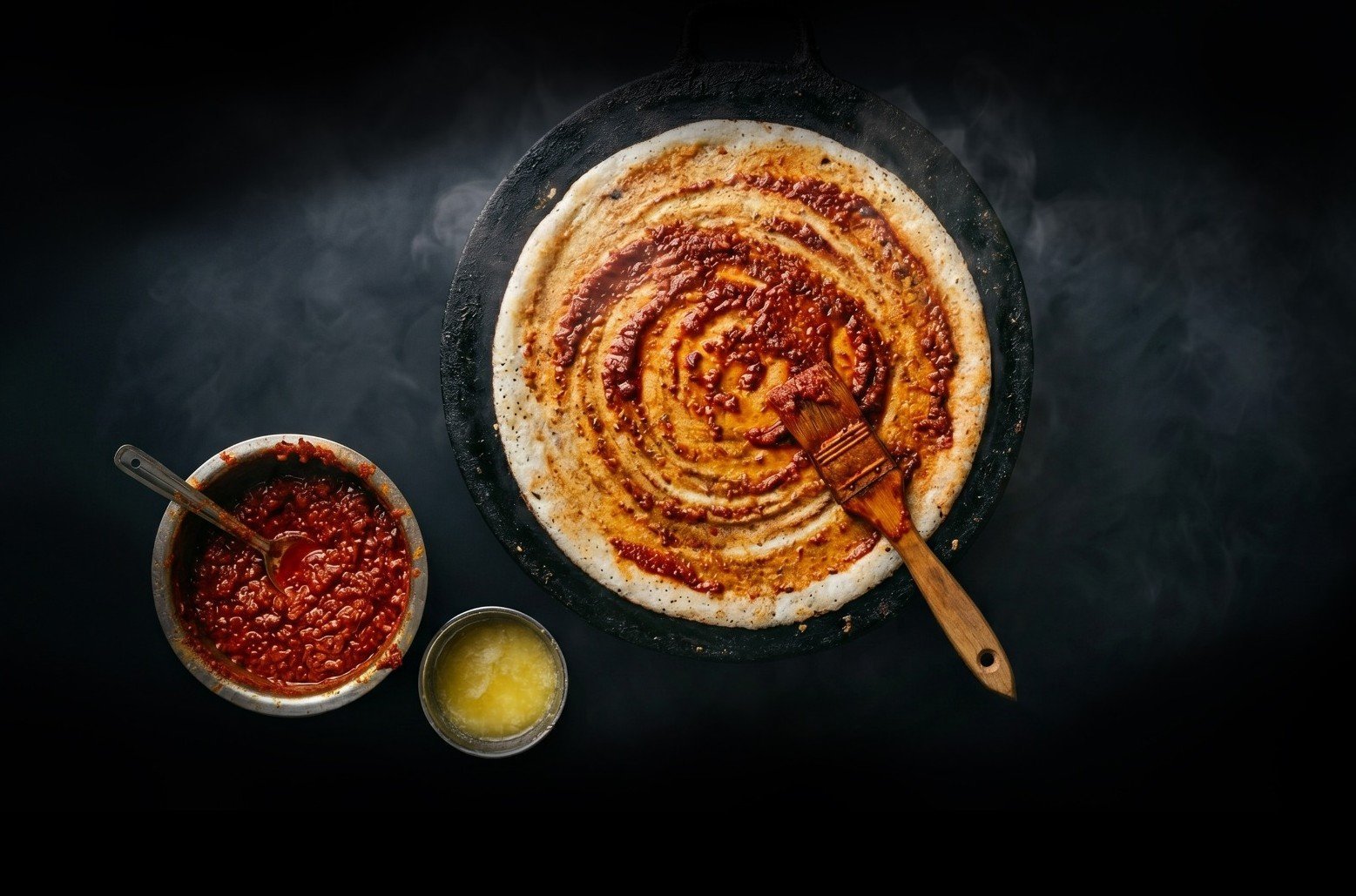 "Nellore" Red-Chili Heat Dosa