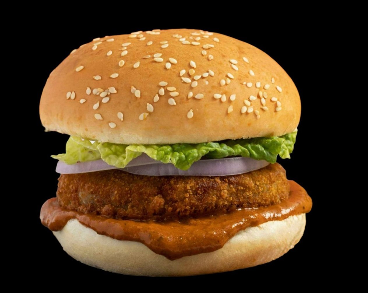 The Golden-Glow Paneer Burger